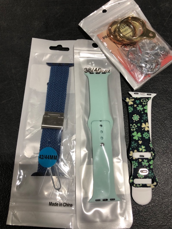 Photo 1 of Apple Watch Band Bundle With Airtag Cases