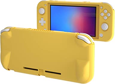 Photo 1 of Hard Case for Nintendo Switch lite, Grip Case for Nintendo Switch lite - Yellow