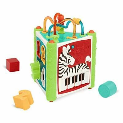 Photo 1 of Battat – Activity Cube & Shape Sorter – 8 Shapes & Bead Maze – Music & Lights – Learning Toy for Toddlers, Kids – Jungle Fun! Activity Center – 2 Years +

