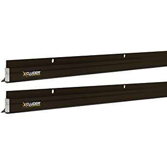 Photo 1 of Xcluder 36" Low-Profile Door Sweep, Dark Bronze 2-Pack – Seals Out Rodents & Pests, Enhanced Weather Sealing, Easy to Install; Door Seal Rodent Guard; Rodent Proof Door Sweep
