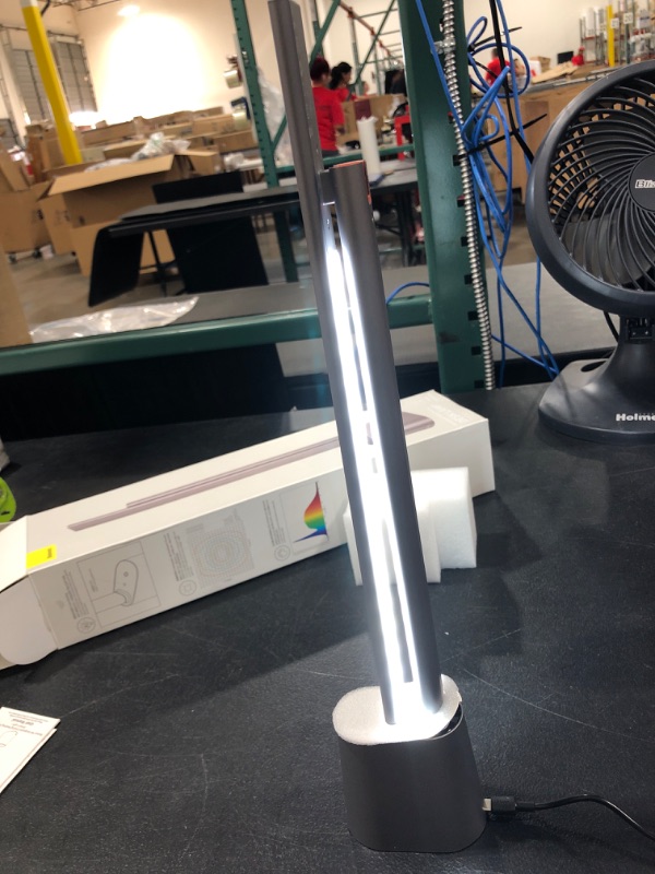 Photo 1 of Baseus Smart Eye rechargeable folding reading desk LED lamp (Smart Light) gray (DGZG-0G)
