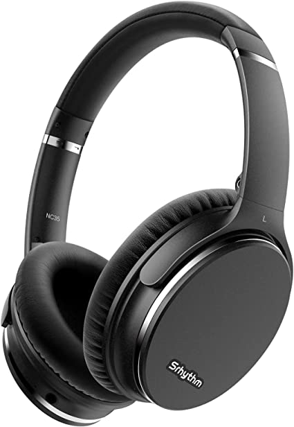 Photo 1 of Renewed Srhythm NC35 Noise Cancelling Headphones Wireless Bluetooth 5.0, Fast Charge Over-Ear Lightweight Headset with Microphones,Mega Bass 50+ Hours’ Playtime
