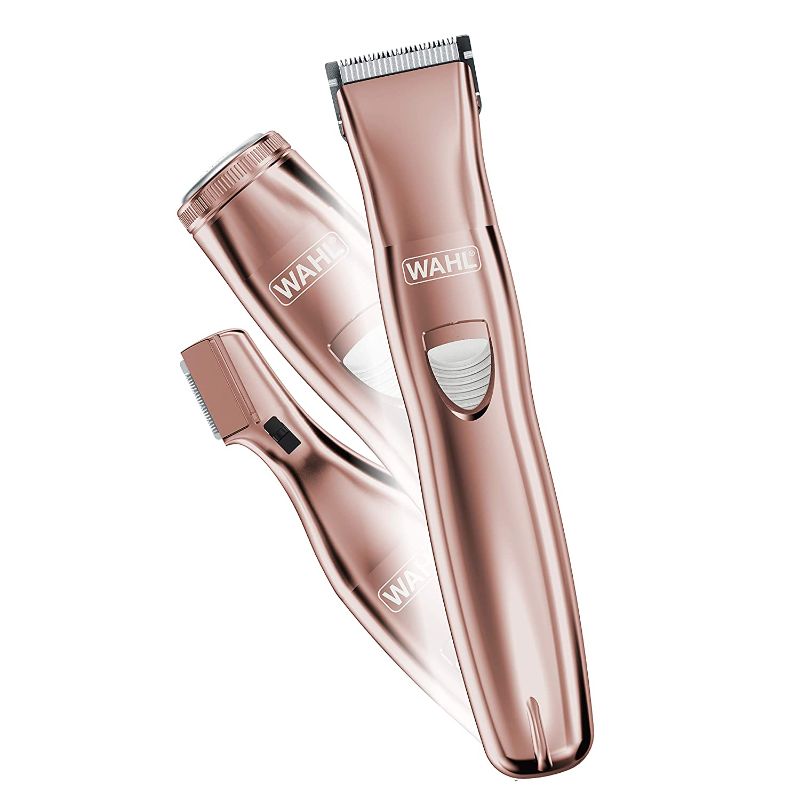 Photo 1 of Wahl Pure Confidence Rechargeable Electric Razor, Trimmer, Shaver, & Groomer for Women with 3 Interchangeable Heads - Model 9865-2901V
