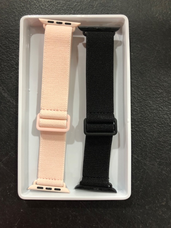 Photo 1 of SMART WATCH WRIST BAND BLACK AND PINK SAND.