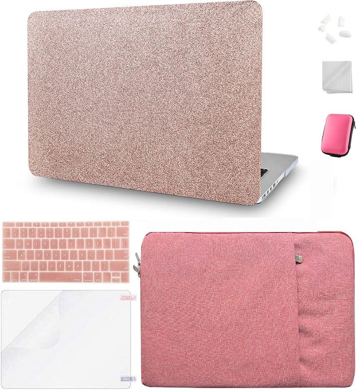 Photo 1 of KECC Compatible with MacBook Pro 13'' Case 2019-2016 Touch Bar A2159 A1989 A1706 A1708 Plastic Hard Shell +Keyboard Cover+Sleeve+Screen Protector+Charging Bag+Dust Plug+Dust Cloth (RGS)
