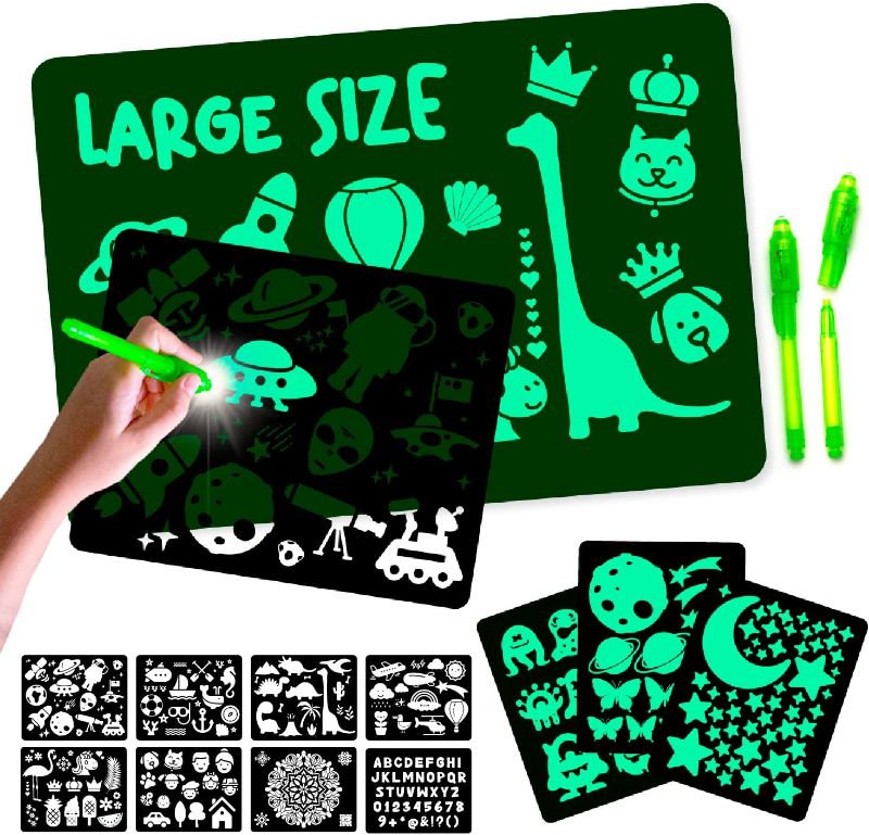 Photo 1 of Nene Toys Magic Drawing Board for Kids – Arts and Crafts for Girls & Boys Ages 3 4 5 6 7 8 9 10 11 12 Years Old - Drawing Tablet for Kids – Creative and Educational Toy for Kids [Large Size]
