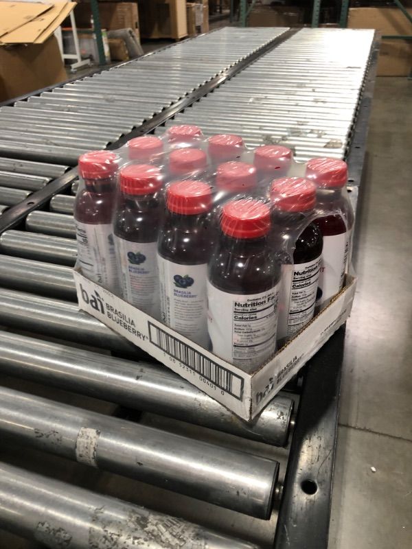 Photo 2 of 12 Count Bai Flavored Water, Brasilia Blueberry, Antioxidant Infused Drinks, 18 Fluid Ounce Bottles, BB 07 01 2022 