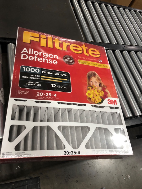 Photo 2 of 3M COMPANY NADP03-4IN-4 Ultra Allergen Filter, 1 Count (Pack of 1)
