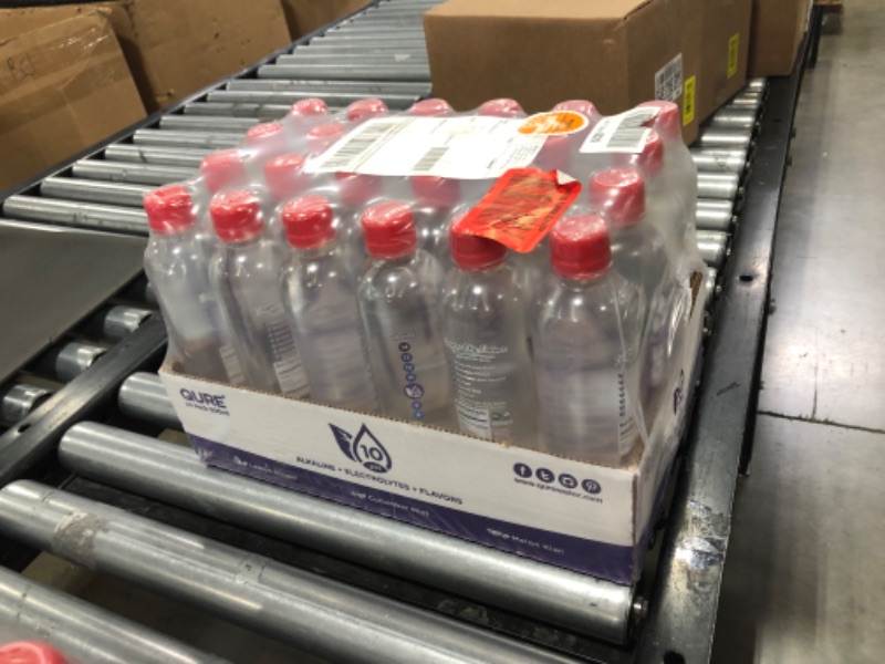Photo 1 of 24 Count Qure Alkaline Water, Watermelon Kiwi, UNKNOWN EXPIRATION DATE 