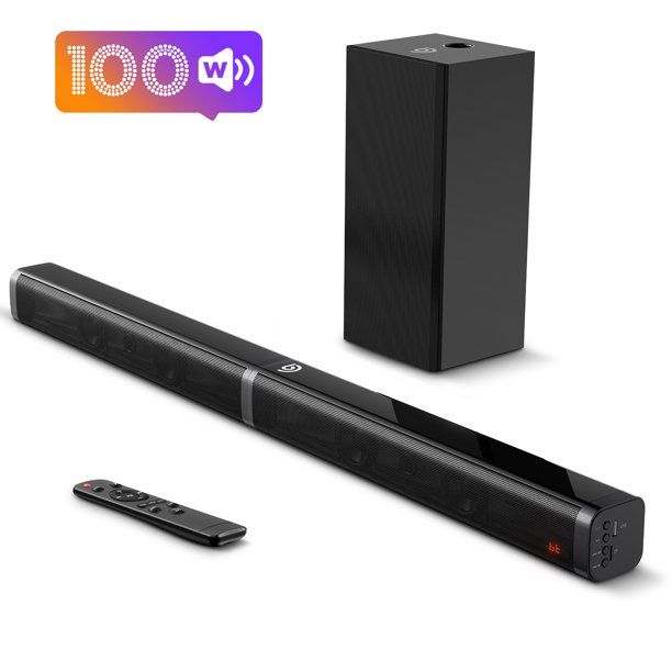 Photo 1 of Bomaker 2.1 CH Soundbars with Subwoofer| Sound Bar| 5 EQ Modes| 110dB|