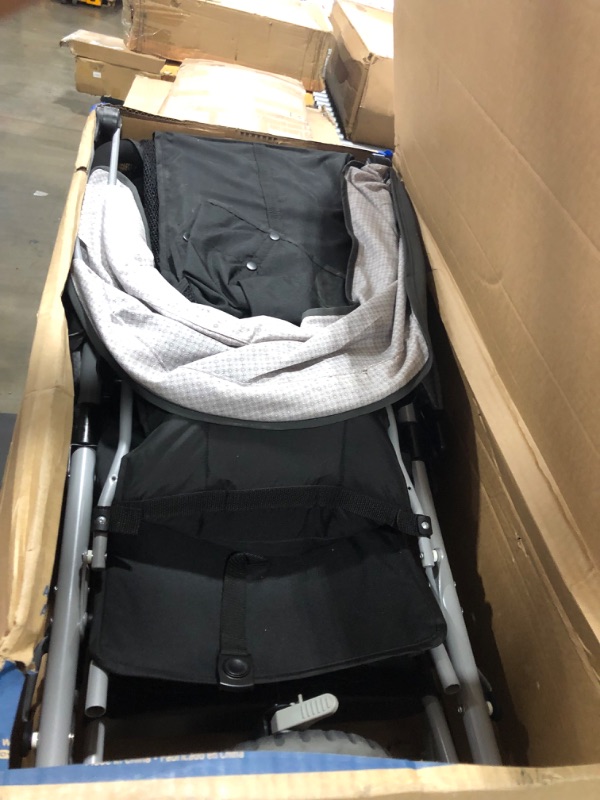 Photo 3 of Graco DuoGlider Double Stroller | Lightweight Double Stroller with Tandem Seating, Glacier
