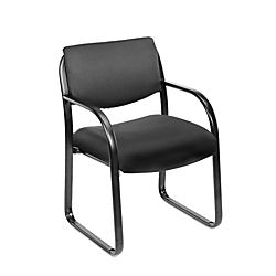 Photo 1 of Boss Fabric Contoured Guest Chair, Black
