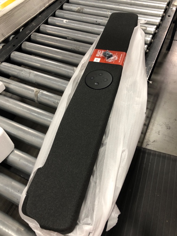 Photo 1 of Polk Audio React Sound Bar, Dolby & DTS Virtual Surround Sound, Next Gen Alexa Voice Engine with Calling & Messaging Built-in, Expandable to 5.1 with Matching React Subwoofer & SR2 Surround Speakers
