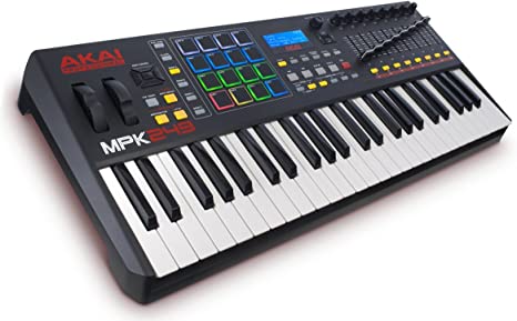 Photo 1 of AKAI Professional MPK249 - USB MIDI Keyboard Controller with 49 Semi Weighted Keys, Assignable MPC Controls, 16 Pads and Q-Links, Plug and Play
FOR PARTS ONLY!!!!