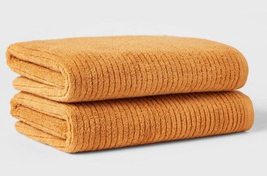 Photo 1 of 2 pack! Quick Dry Ribbed Oversized Bath Towel Set - Threshold™

