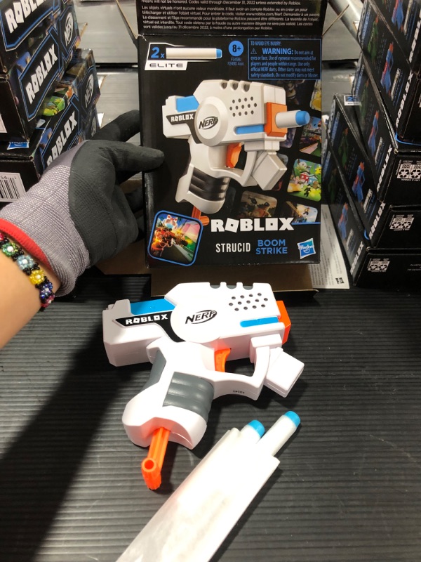 Photo 2 of Roblox Nerf Strucid Boom Strike Dart Blaster
