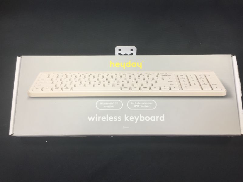 Photo 2 of Heyday Bluetooth Keyboard - Stone White
