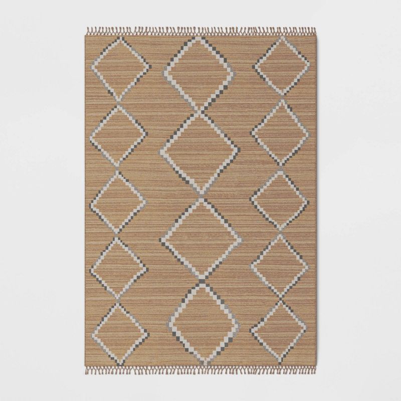 Photo 1 of 7' X 10' Soft Moroccan Tapestry Double Knot Fringe Outdoor Rug - Opalhouse™ SEE CLERK NOTES FOR DETAILS 
