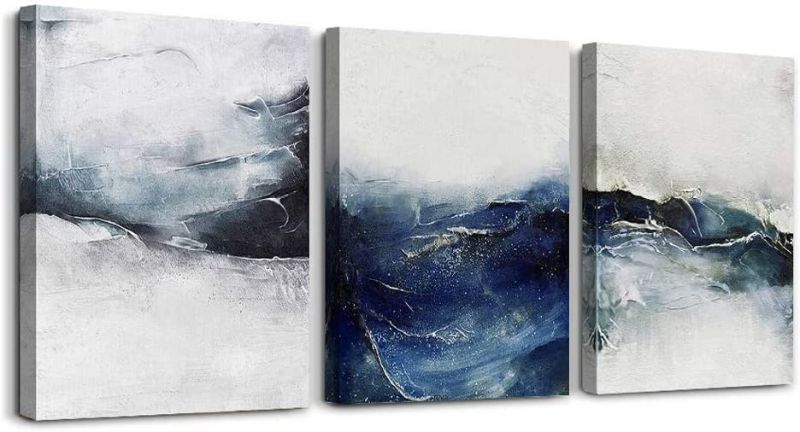 Photo 1 of 3 piece Framed abstract paintings Canvas Wall Art  
