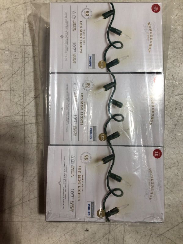 Photo 1 of 60ct LED Smooth Mini Christmas String Lights - Wondershop™


