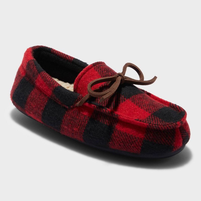 Photo 1 of Boys' Dluxe by Dearfoams Braydon Moccasin Slippers -
