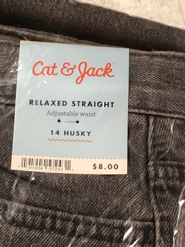 Photo 3 of Boys' Relaxed Straight Fit Jeans - Cat & Jack™

