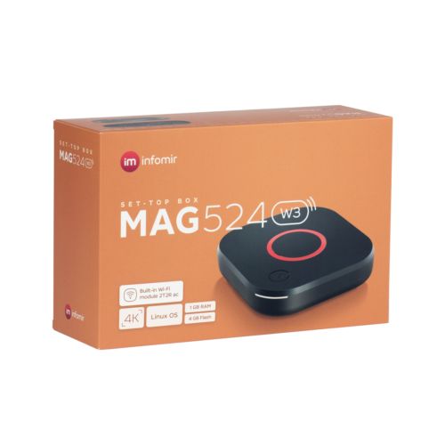 Photo 1 of Mag 524 W3 Mag 524W3 4K HDR, Built-in Dual Band 2.4G/5G WiFi, HDMI Cable
