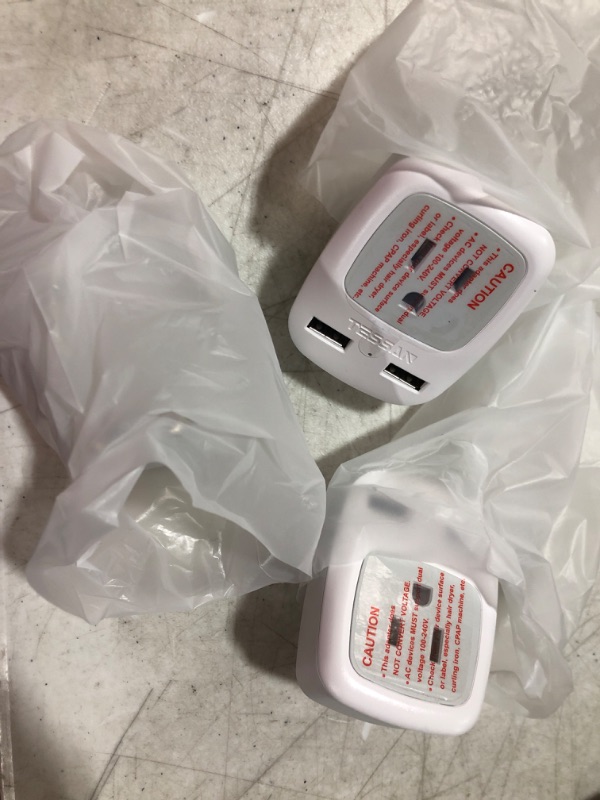 Photo 1 of European Travel Plug Adapter, TESSAN International Power Plug with 2 USB, Type C Outlet Adaptor Charger for US to Most of Europe EU Iceland Spain Italy France Germany
