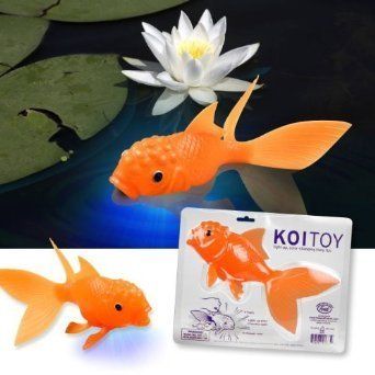 Photo 2 of Genuine Fred Koi Toy Light-Up Bath Goldfish,Orange
