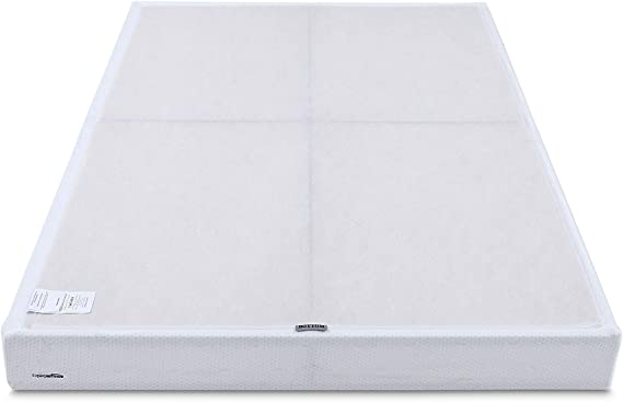 Photo 1 of Amazon Basics Smart Box Spring Bed Base, 5-Inch Mattress Foundation - Twin Size, Tool-Free Easy Assembly
