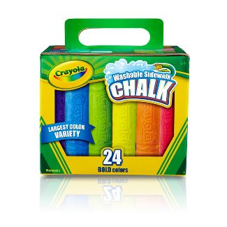 Photo 1 of Crayola 24ct Washable Sidewalk Chalk - Bold Colors - 2 pack

