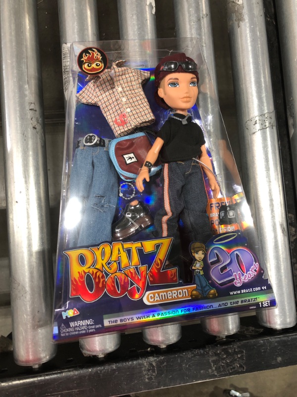 Photo 2 of Bratz 20 Yearz Special Anniversary Edition Original Boy Fashion Doll Cameron with Accessories and Holographic Poster | Collectible Doll | for Collector Adults and Kids of All Ages
