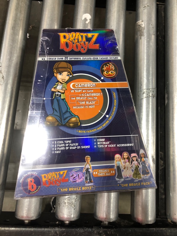 Photo 3 of Bratz 20 Yearz Special Anniversary Edition Original Boy Fashion Doll Cameron with Accessories and Holographic Poster | Collectible Doll | for Collector Adults and Kids of All Ages
