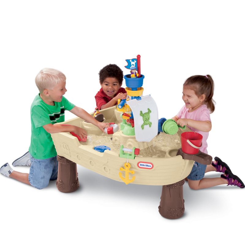 Photo 1 of Little Tikes Anchors Away Water Play Pirate Ship Brown
