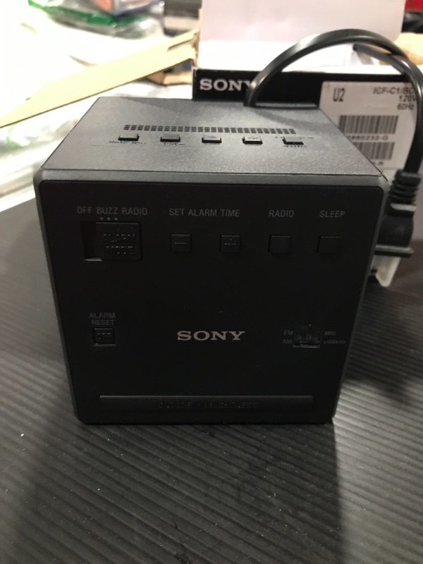 Photo 2 of Sony ICF-C1 Alarm Clock Radio LED Black
