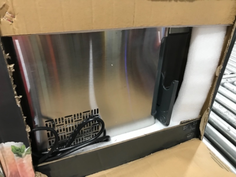 Photo 1 of GE Profile Opal | Countertop Nugget Ice Maker with Side Tank | Portable Ice Machine Makes up to 24 lbs. of Ice Per Day | Stainless Steel Finish
