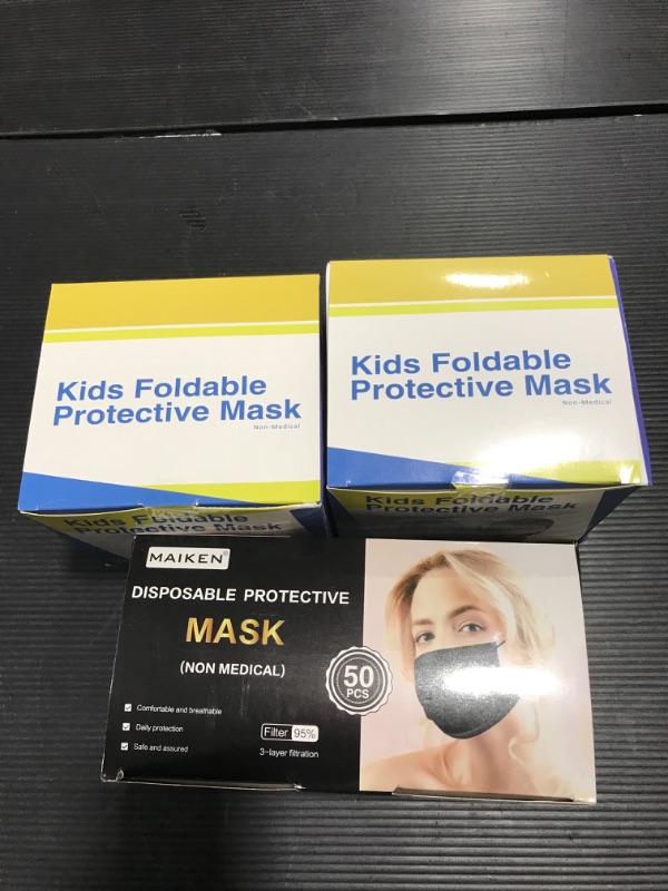 Photo 1 of 3 Pack of Disposable Masks