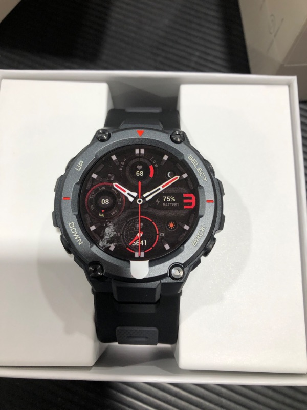 Photo 2 of Amazfit T-Rex Pro Smart Watch **Factory Sealed, opened for Inspection**