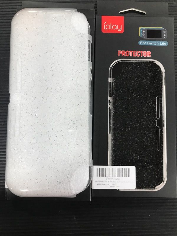 Photo 2 of Switch lite Protective Case, Switch lite Clear Glitter Case, Shiny Sparkly Switch Lite TPU Cover - 1 Pack