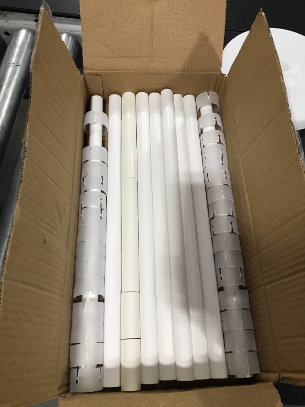 Photo 1 of Balloon Column Kit for Floor- Set of 2,Balloon Columns with Stand, Base and Pole,Balloon Tower Backdrop Decoration for Wedding, Baby Shower, Birthday Party, or Bachelorette Parties (BLUE SILVER)
