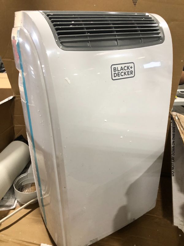 Photo 2 of BLACK+DECKER 10,000 BTU Portable Air Conditioner with Remote Control, White
