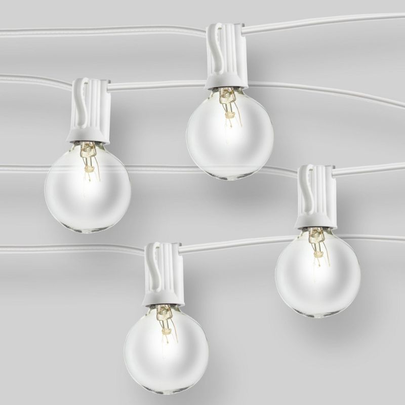 Photo 1 of 6 pack - Clear Globe Lights White - Room Essentials™
