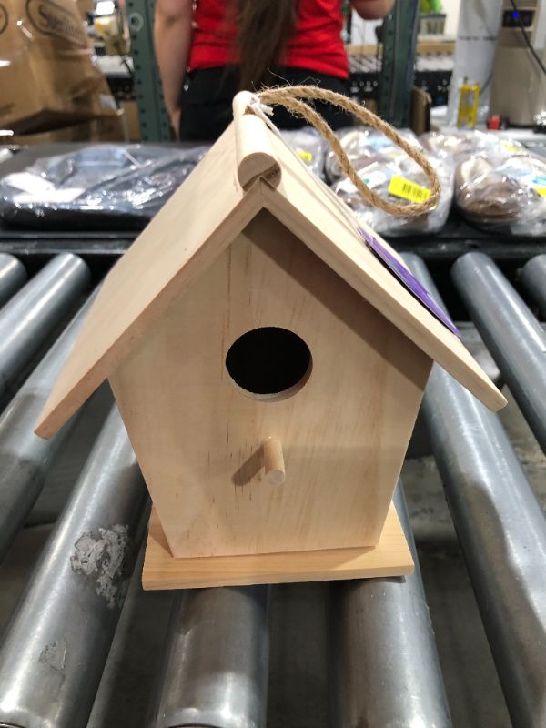 Photo 2 of Wood Birdhouse - Mondo Llama™ pack of 4 
