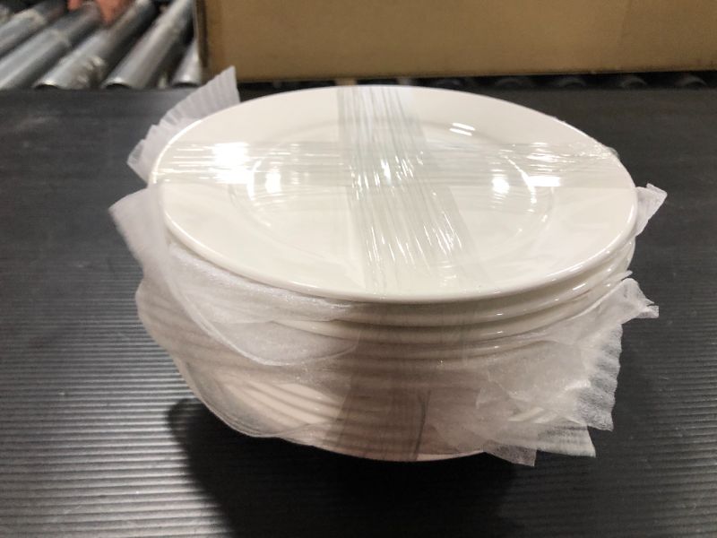 Photo 1 of 8 inch White China Plate pack of 12 