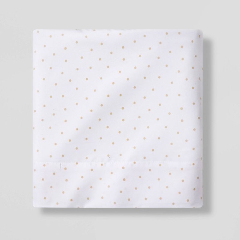Photo 1 of 3 Pack - Micro Dot Flat Sheet Separates Beige - Pillowfort™
