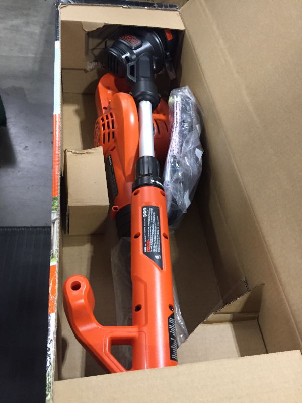 Photo 2 of Black & Decker RA42284 20-Volt Max 10 in. String Trimmer & Edger; Hard Surface Sweeper & 2 Batteries Combo Kit
