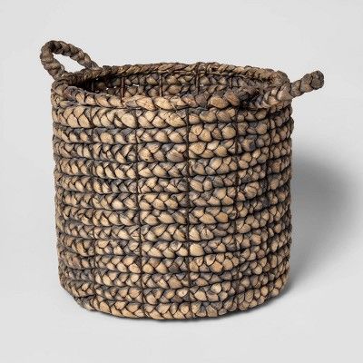 Photo 1 of 16"x14.5" Decorative Basket Gray - Threshold™
