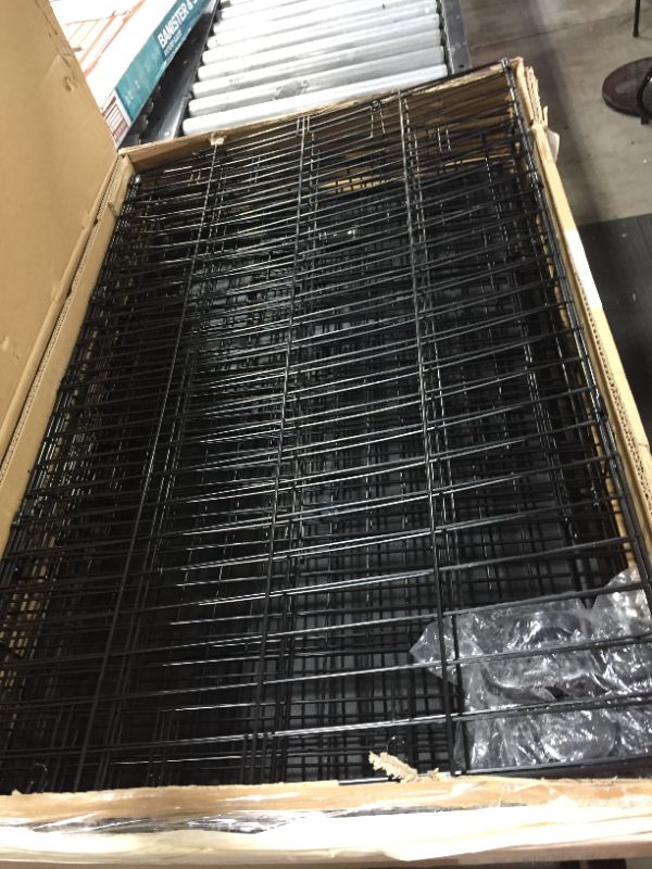 Photo 1 of Amazon Basics 3-Tier Wire Cat Cage Playpen Kennel, Large, 36 x 22 x 51 Inches, Black
