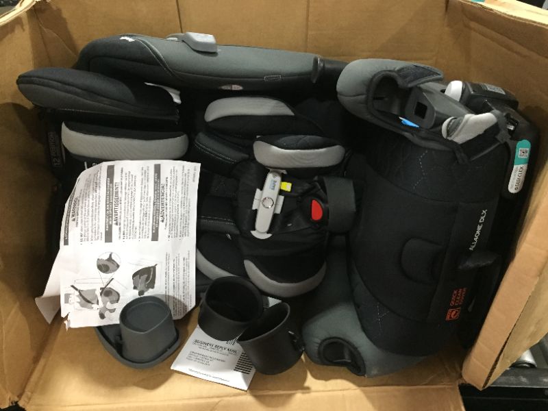 Photo 2 of Evenflo All4One DLX 4-In-1 Convertible Car Seat (Kingsley Black)
