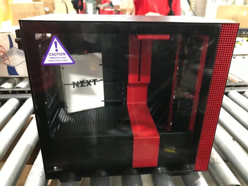 Photo 3 of NZXT H210 Mini-ITX Gaming Case - Tempered Glass Side Panel Cable Manag
